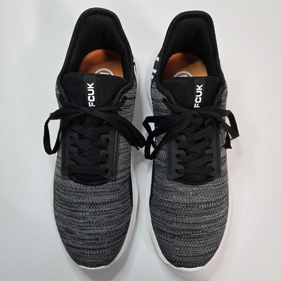 🌿 FCUK Men's Grey Woven Sneakers, Size 9.5 ~ EUC - Picture 9 of 11